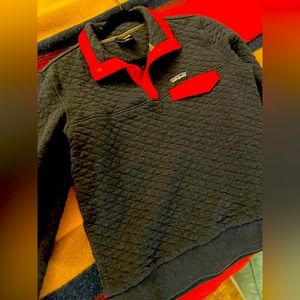 Patagonia cotton snap quilted pull over